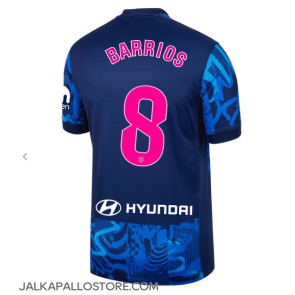 Atletico Madrid Pablo Barrios #8 Kolmaspaita 2024-25 Lyhythihainen